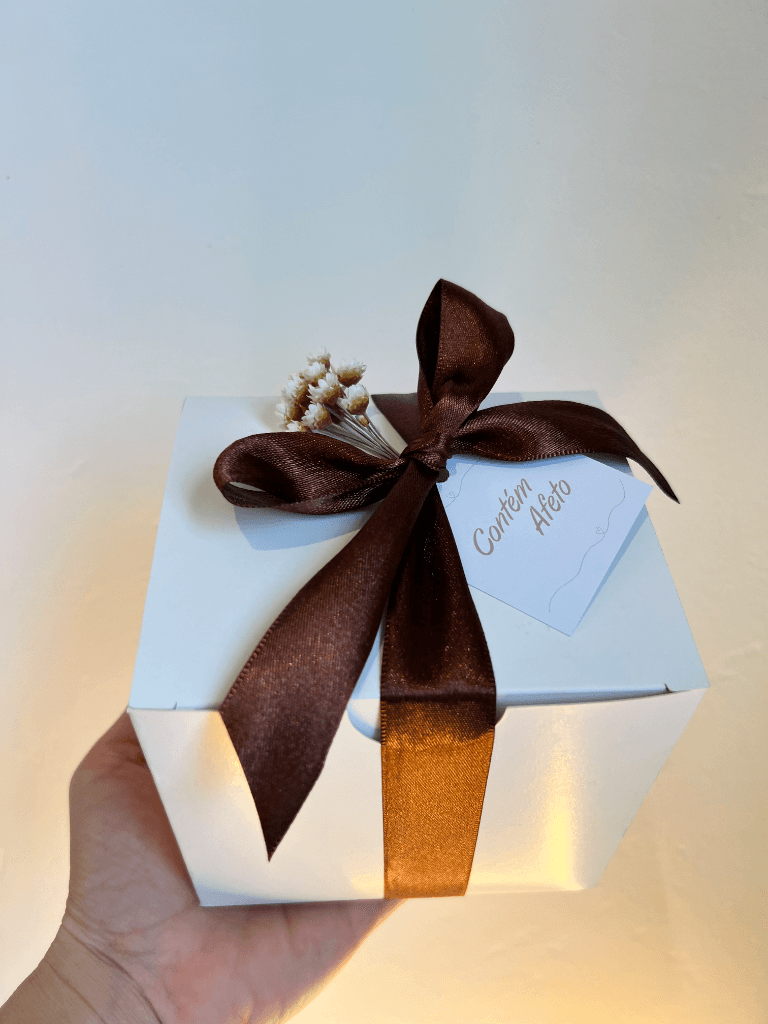 Caixa para a caneca - Biscoito artesanal Sabor do Afeto